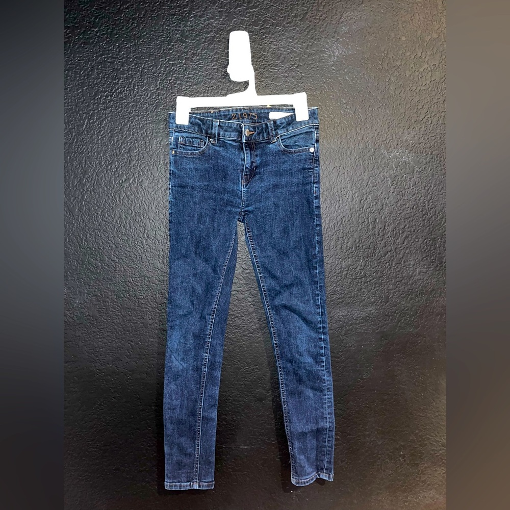 Zara Z1975 Mid-rise Skinny Jeans sz 36 in Dark Blue